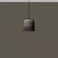 Modern Hanging Pendant Light With Gradient Shade And Soft Warm Lighting 3d model