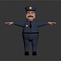 Police officers, civilian police, security, security, soldiers, soldiers, warrior figures 3d model