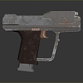 pistol semi-automatic pistol automatic pistol modern weapon hot weapon hot weapon gun military 3d model