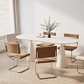 Modern table combination 3d model