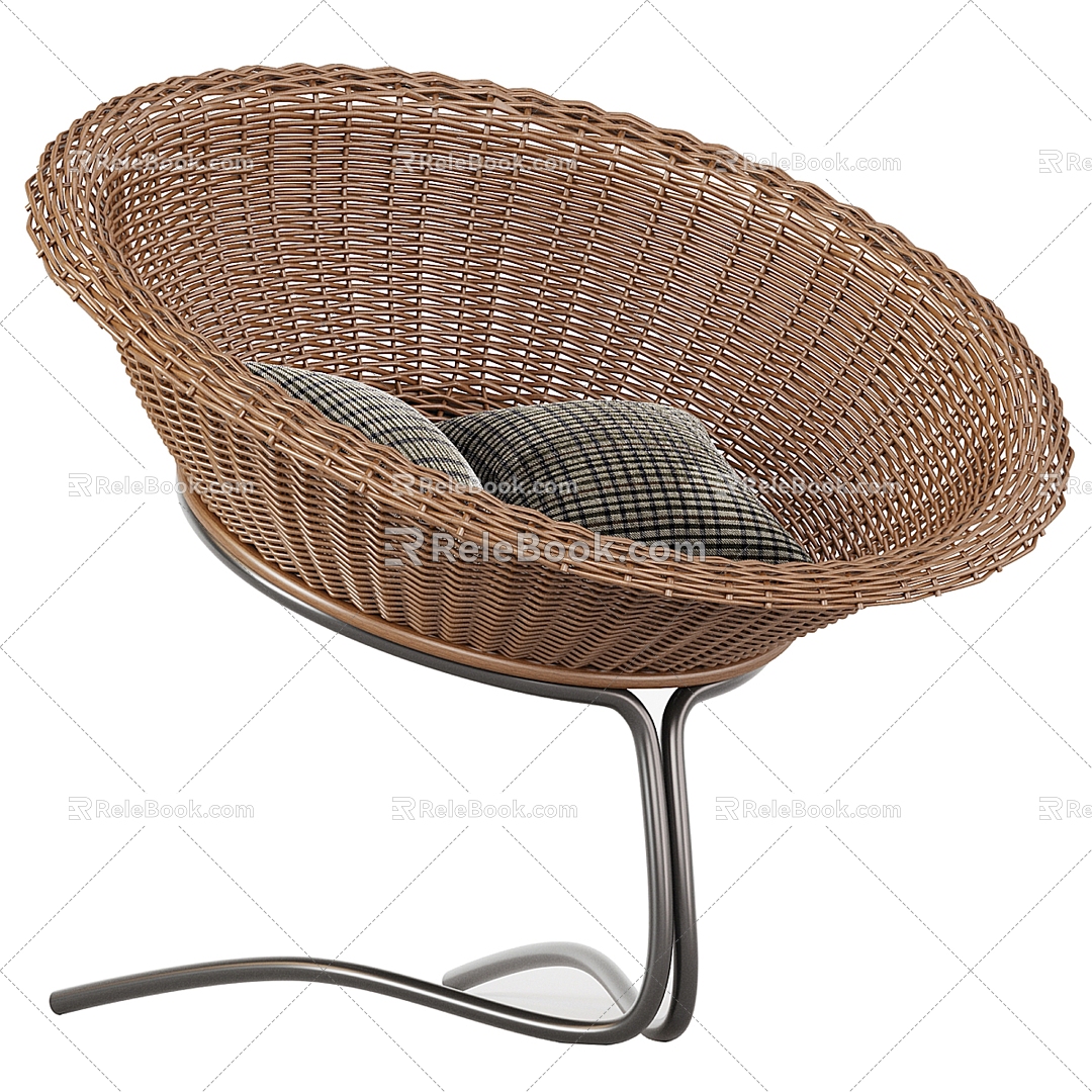 Rohe Noordwolde design rattan easy chair model