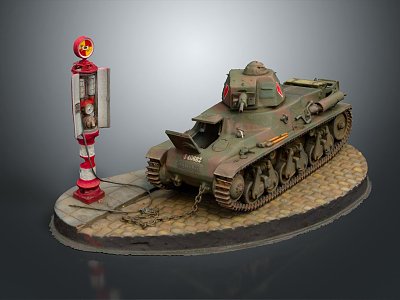 Modern Tank Light Tank Light Armor 3d model