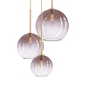 Modern chandelier spherical chandelier 3d model