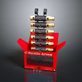 Gestic Arms Black and Gold Commercial Equipment Stacked in Red Box