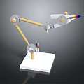 Modern Robot Arm Robot Arm Mechanical Arm Robot Arm Robot Head 3d model