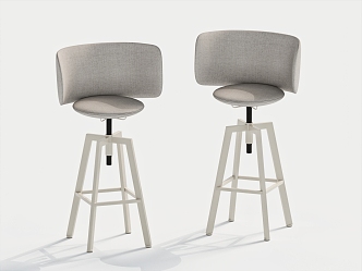 Modern Bar Chair High Stool Bar Stool 3d model