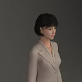 Virtual human host commentator 3d model
