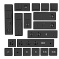 Modern Switch 3d model