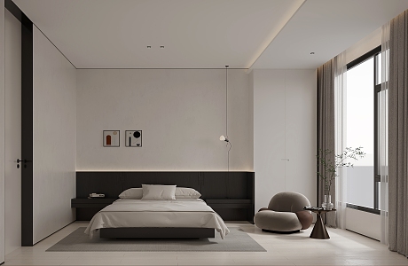 Modern Bedroom 3d model