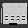 Stainless Steel Modern Kitchen Appliance With Digital Display Double Door And Countertop Design