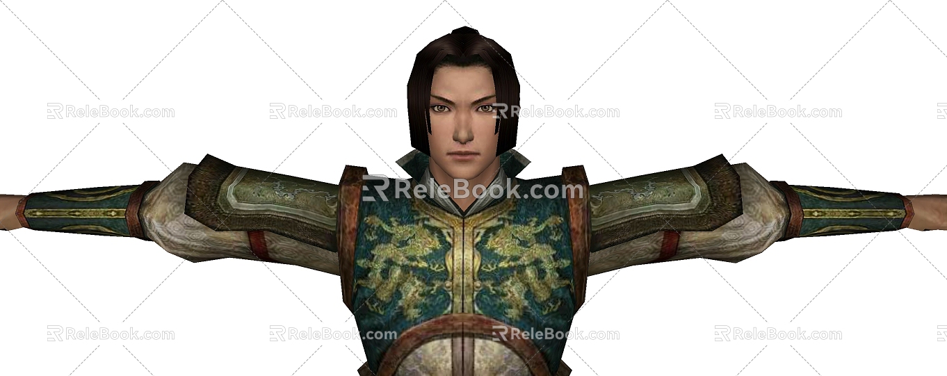 Modern Game Character Three Kingdoms Unparalleled Character Man model