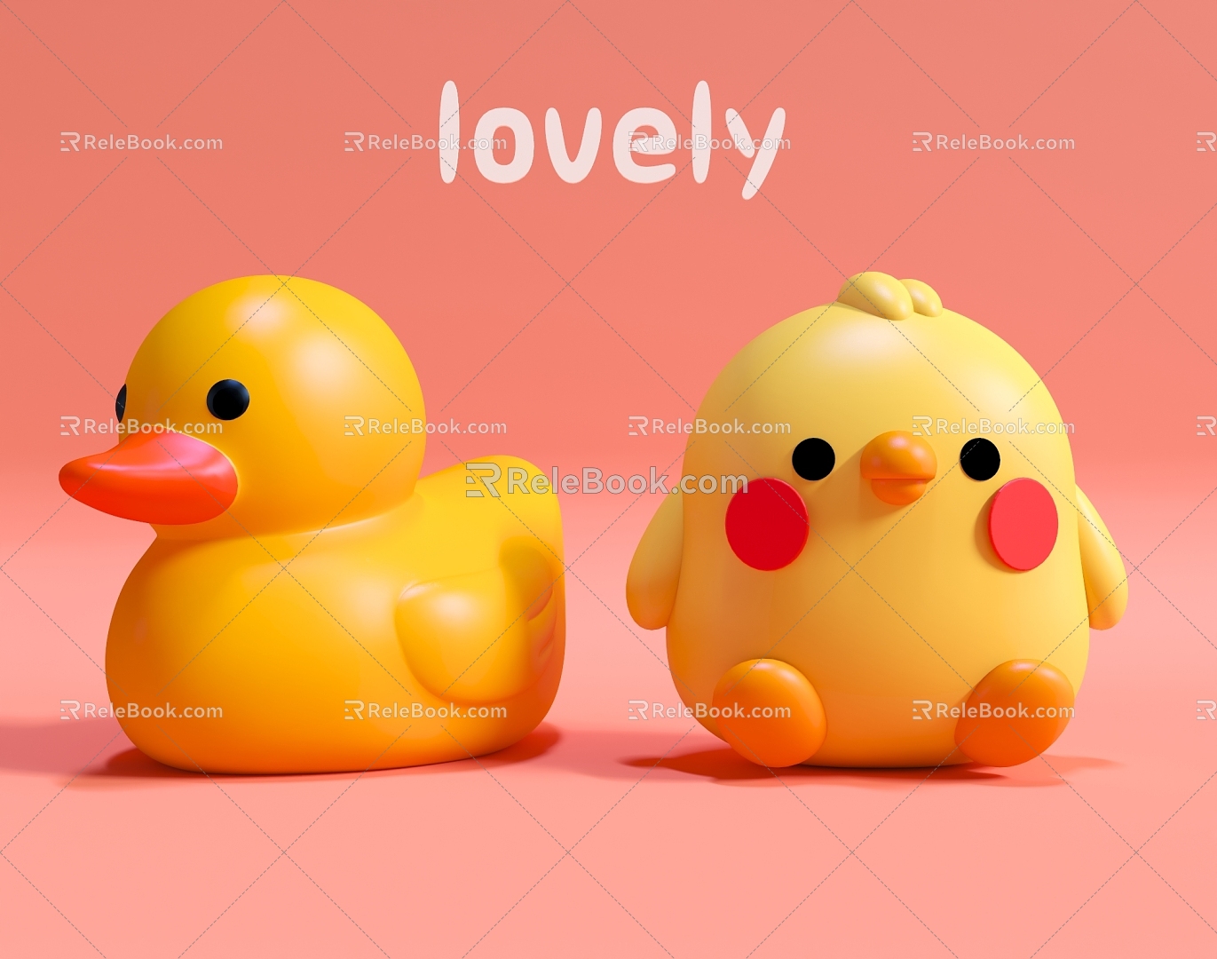 Hand Doll Little Duck Chick Cute Doll Cute Animal model