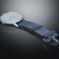 Classic Fashion Watch With Brown Leather Strap White Dial Silver Case And Metal Buckle For Daily Accessory