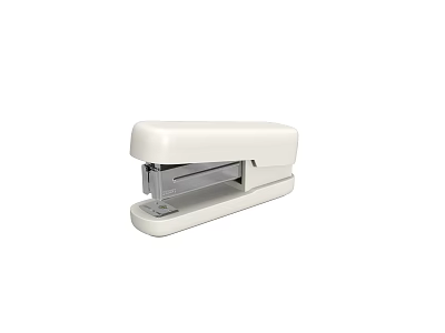 White Office Stapler With Sleek Design For Efficient Paper Binding 3d model