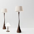 Qui Floor Lamp Fabric Lamps Small Table Lamp 3d model