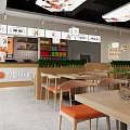 Orange Restaurant With Affordable Deals Traditional Flavors Modern Trends Glass Doors Tables Chairs And Plants
