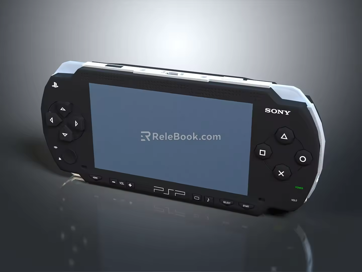 Modern game console Nintendo game console 3d model