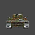 E-Tiger Tank 3d model