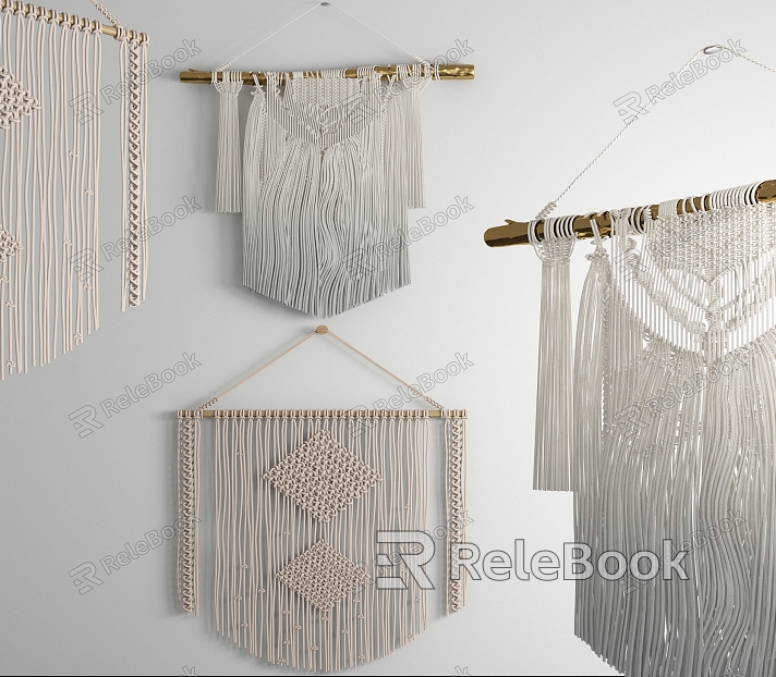 Nordic Pendant Woven Wall Decoration Combination model