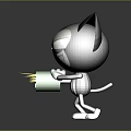 Mech Warrior Mech Soldier Machine Battlearm Mechanical Battlearm Machine Fighter Robot 3d model