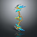 Crossbow Mechanical Crossbow Shift Bow and Arrow Shoot Far Equipment Weapons High-tech Crossbow 3d model