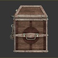 Cartoon Chest Treasure Chest Treasure Chest Jewelry Chest Cashbox Wooden Chest Game Chest Treasure Chest Pirate Chest 3d model