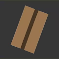 Cardboard Box With Top Secret Confidential Stamp And Shipping Handling Symbols
