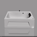 Acrylic White Bathtub With Swing Door Design For Modern Bathroom Fixture