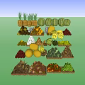 Modern fruit combination 3d model