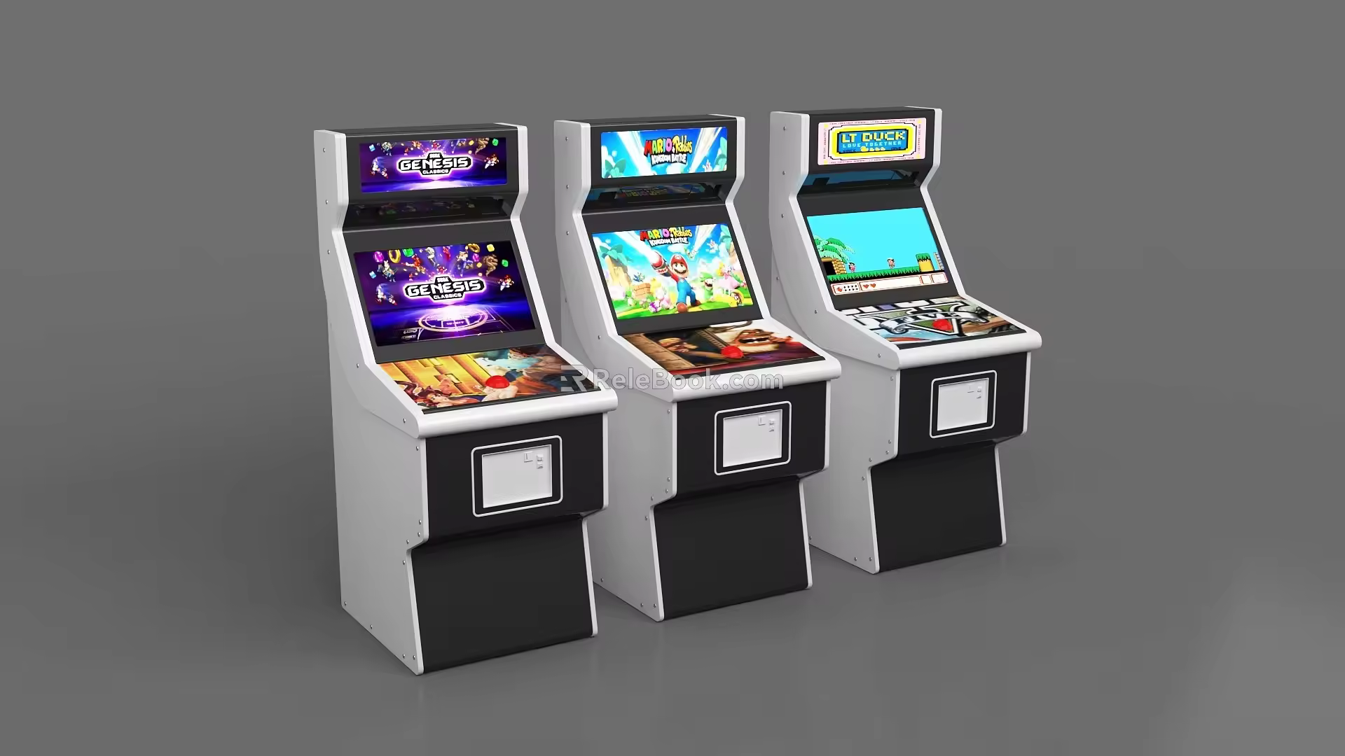 Single game machine 3d model
