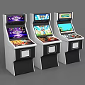 Single game machine 3d model