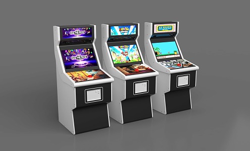 Single game machine 3d model