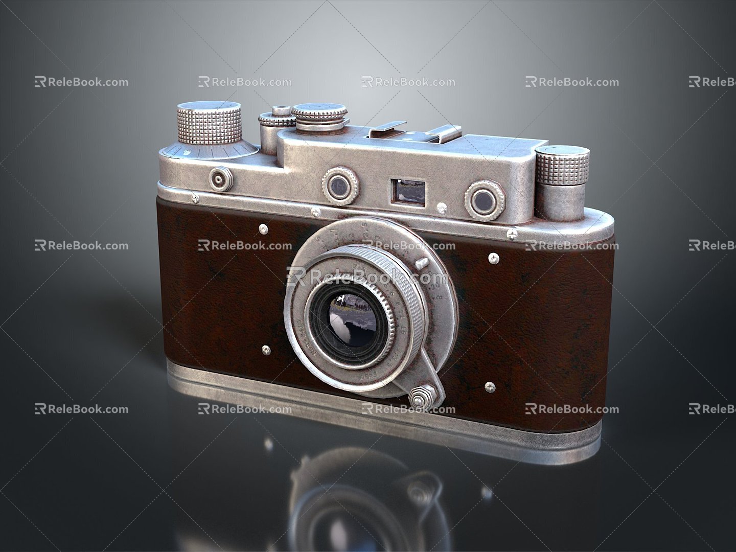 Antique Camera Antique Camera Retro Camera Retro Camera Mechanical Film Camera Film Camera 3d model