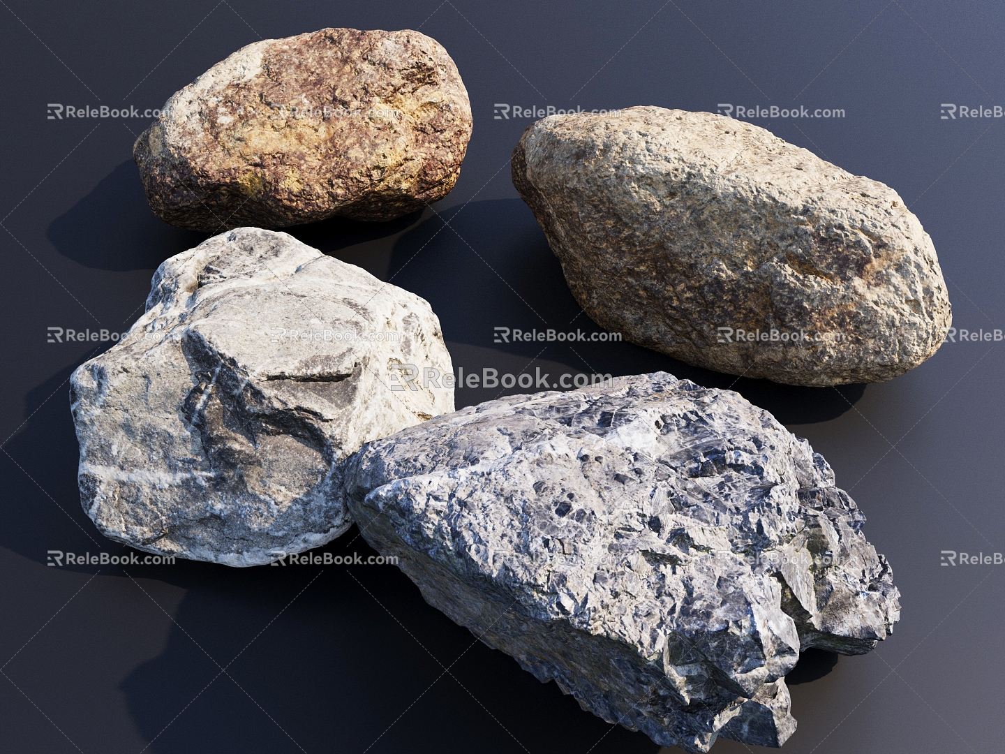 Stone Stone Piece Stone Alien Stone Landscape Stone Landscape Stone Grotesque Stone Head Stone 3d model