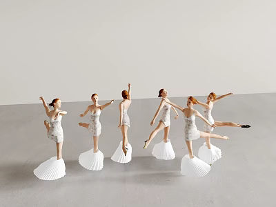 ballet dancer person dancer woman theater person 3d model