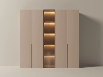 Modern Minimalist Cabinet 02 3d model