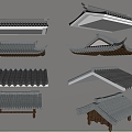 Chinese eaves 3d model