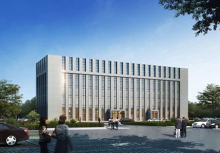 Modern Office Building Office Building Landscape 3d model