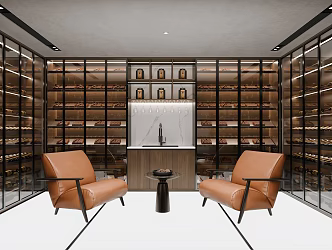 Modern Wine Cellar 3d model