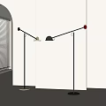 Italian minimalist floor lamp 3d model