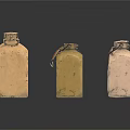 Vintage Military Canteen Collection With Various Colors And Durable Design For Daily Use