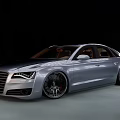 Sleek Audi Silver Luxury Sedan With Modern Design And Alloy Wheels