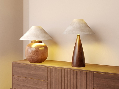 Middle Style Table Lamp 3d model