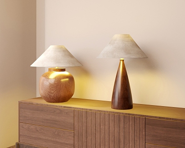 Middle Style Table Lamp 3d model