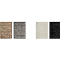 Stylish Square Rugs in Brown Gray Beige Black Tones for Home Decor