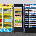 Modern Freezer Cabinet Display Cabinet Container 3d model