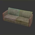 Modern Sofa Furniture With Soft Fabric Upholstery And Light Color Design