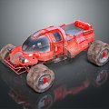 All Terrain Vehicle Toy Car Four-wheeler Beach Car Four-wheel Motorcycle Mountain Bike Off-road Mountain Bike 3d model