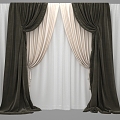 Modern Curtains 3d model