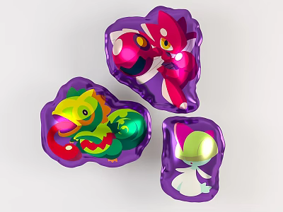 Modern Balloon Home Decoration Balloon Beauty Chen Pendant 3d model